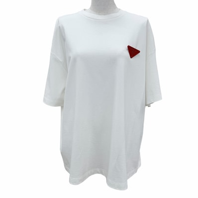 未使用品 プラダ 半袖Tシャツ ホワイト レディース S 3558A S211