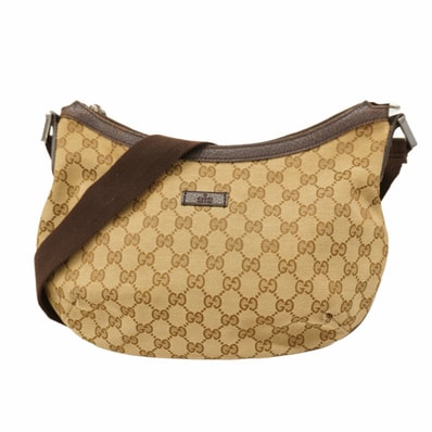 ★最終価格★SALE【6cd4838】グッチ ショルダーバッグ GGキャンバス 181092 キャンバス ブラウン シルバー金具【中古】レディース