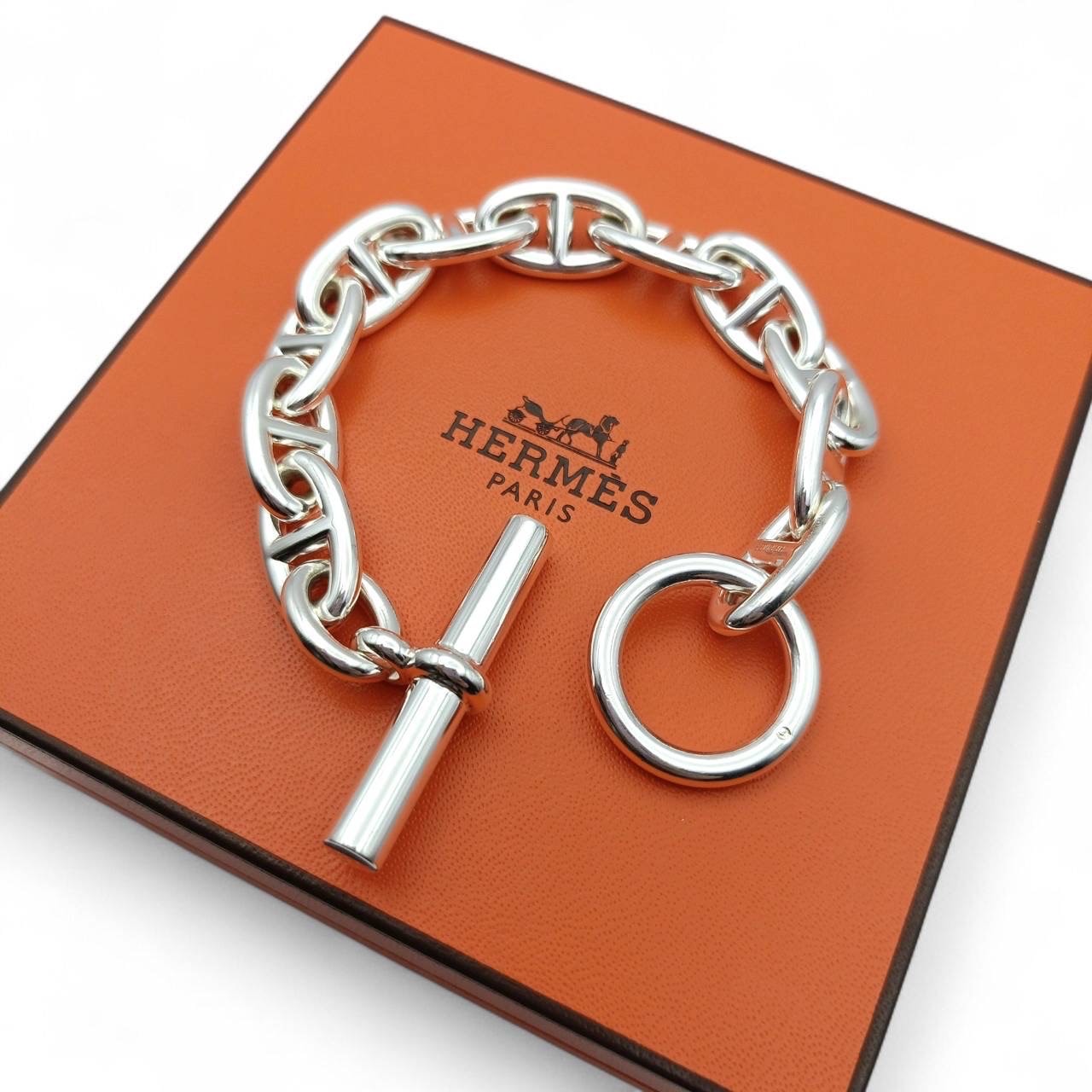 Hermes Chaine D'ancre GM Bracelet "Silver"