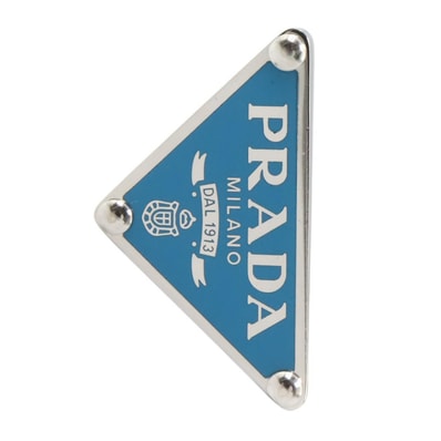 プラダ PRADA 左耳用 イヤリング イヤリング ジュエリー シルバー925 レディース ブルー系 / シルバー系 1JO722 【中古】