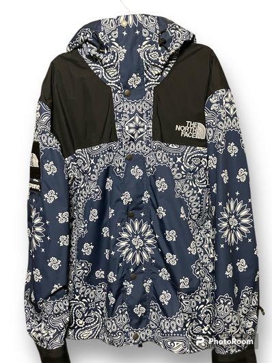 Supreme The North Face Bandana Mountain Parka "Navy"