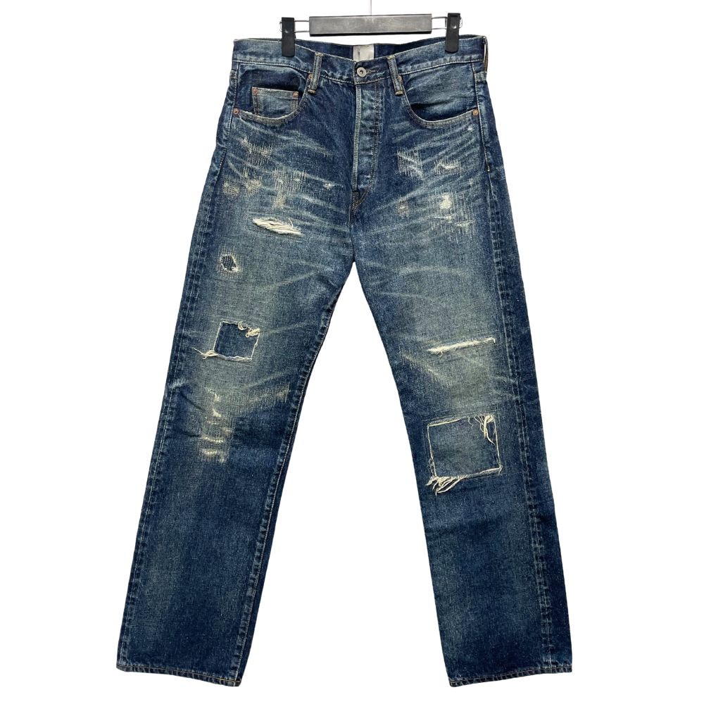 JUNYA WATANABE ジュンヤワタナベ × NEW MANUAL ニューマニュアル 品番 WN-P912 Wネーム 加工 デニムパンツ サイズ L  51497