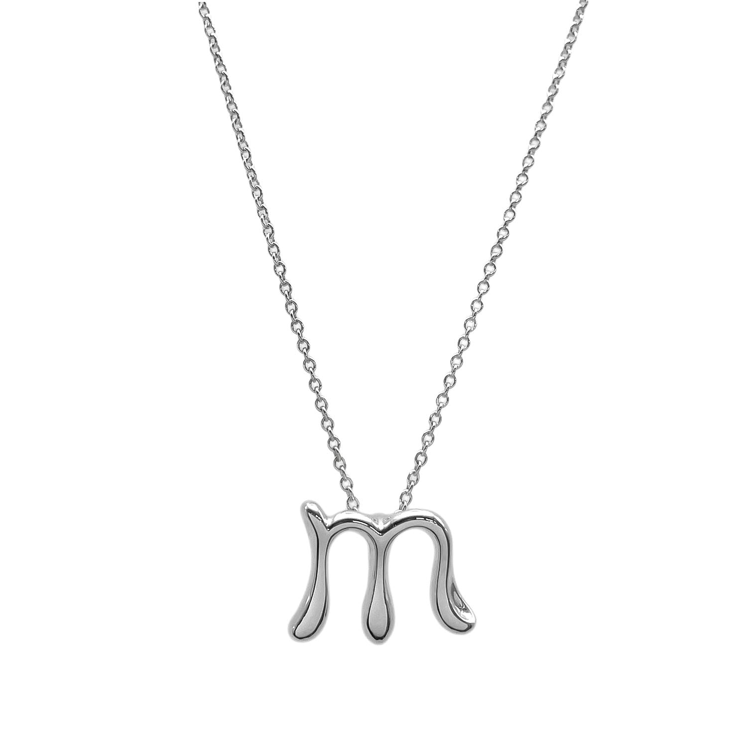 TIFFANY&Co. ティファニー イニシャルm エルサペレッティ レター ネックレス
SV925 シルバー 新品仕上済 レディース
【中古】