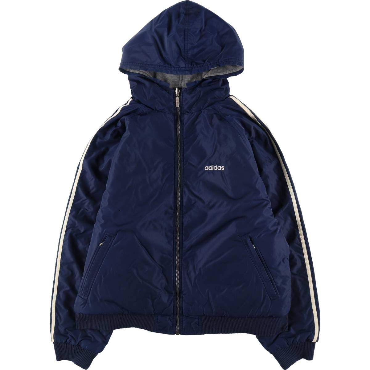 古着 80~90年代 アディダス adidas リバーシブル ナイロンパーカー メンズL相当 ヴィンテージ/eaa521395