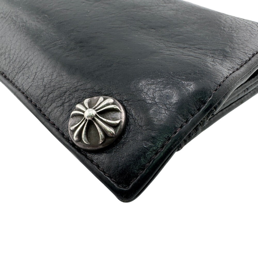 C (やや傷や汚れあり)】クロムハーツ CHROME HEARTS 長財布 グリーシー