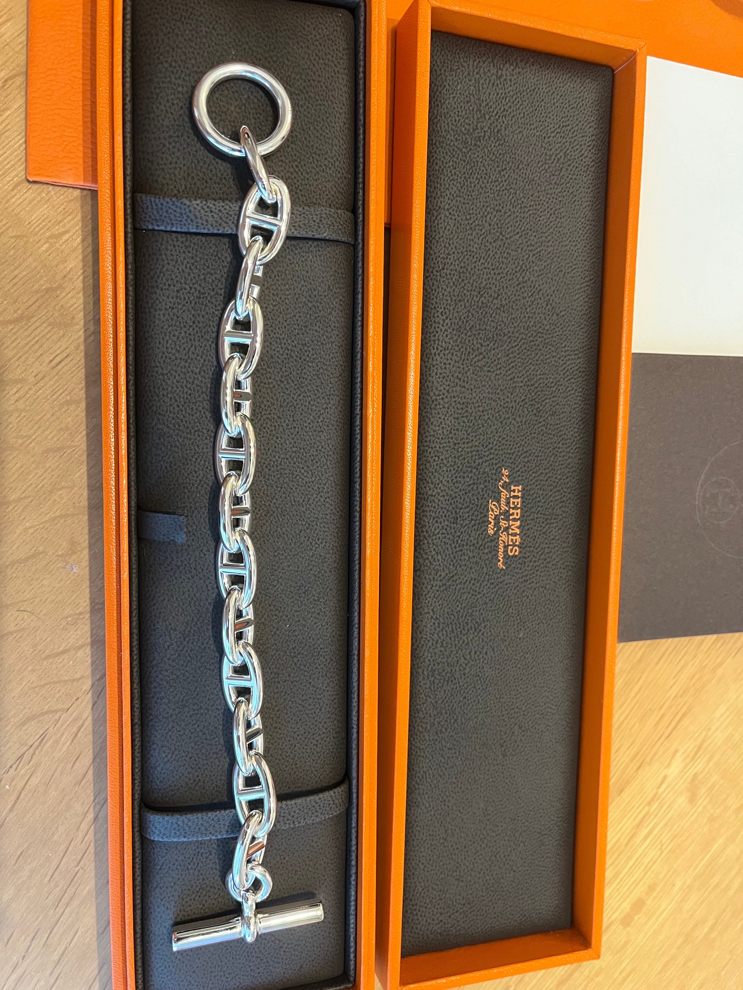 Hermes Chaine D'ancre GM Bracelet "Silver"