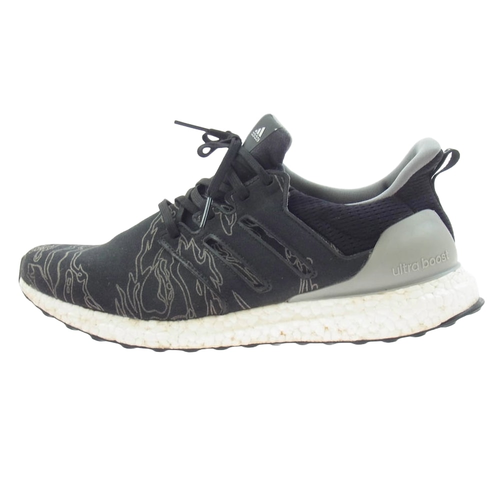 adidas アディダス スニーカー BC0472 ULTRA BOOST UNDEFEATED PERFORMANCE RUNNING BLACK ウルトラブースト アンディフィーテッド パフォーマンス ランニングシューズ ブラック系 28.5cm【中古】