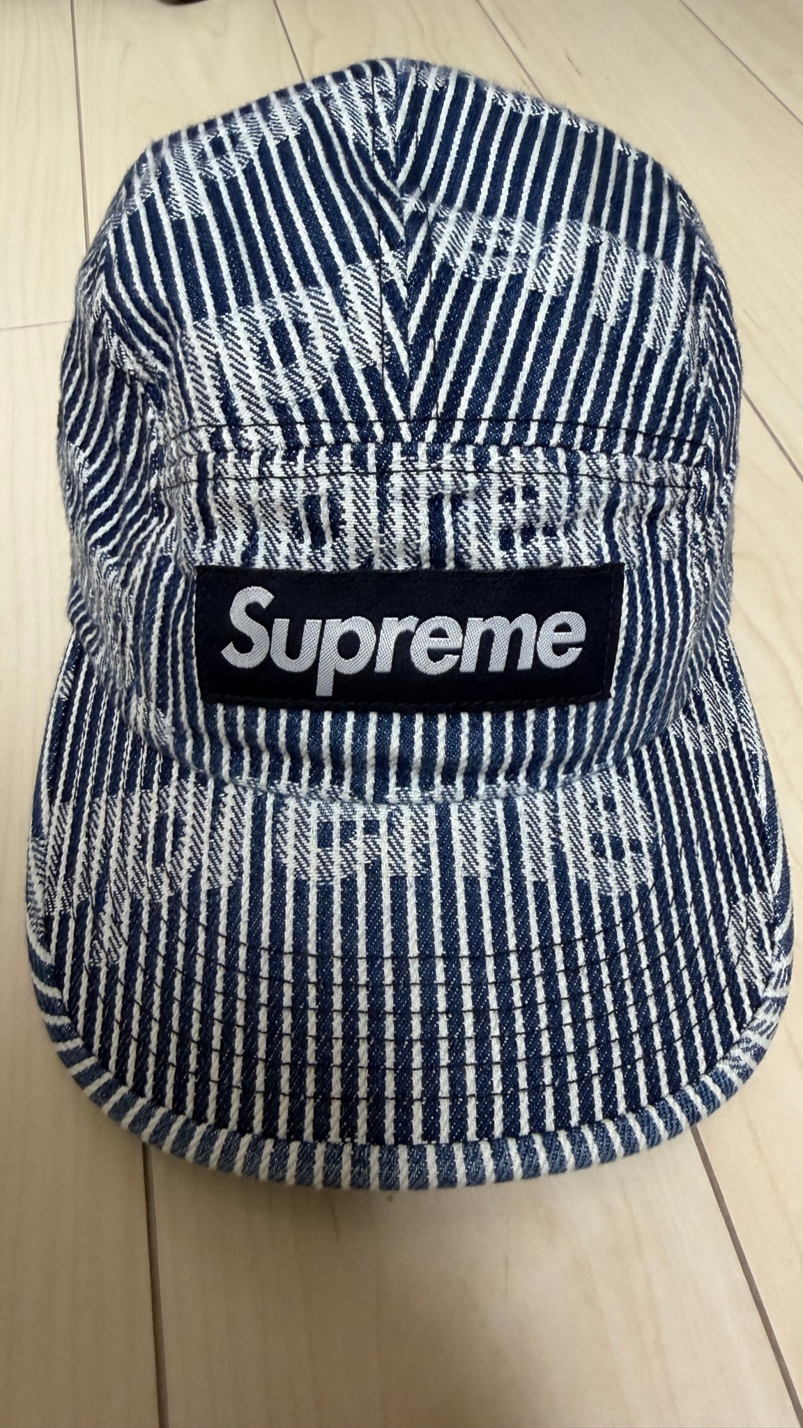 Supreme Denim Camp Cap "Stripe" (24SS)