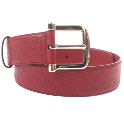 極美品 グッチ ベルト レッド メンズ 75・30 281548