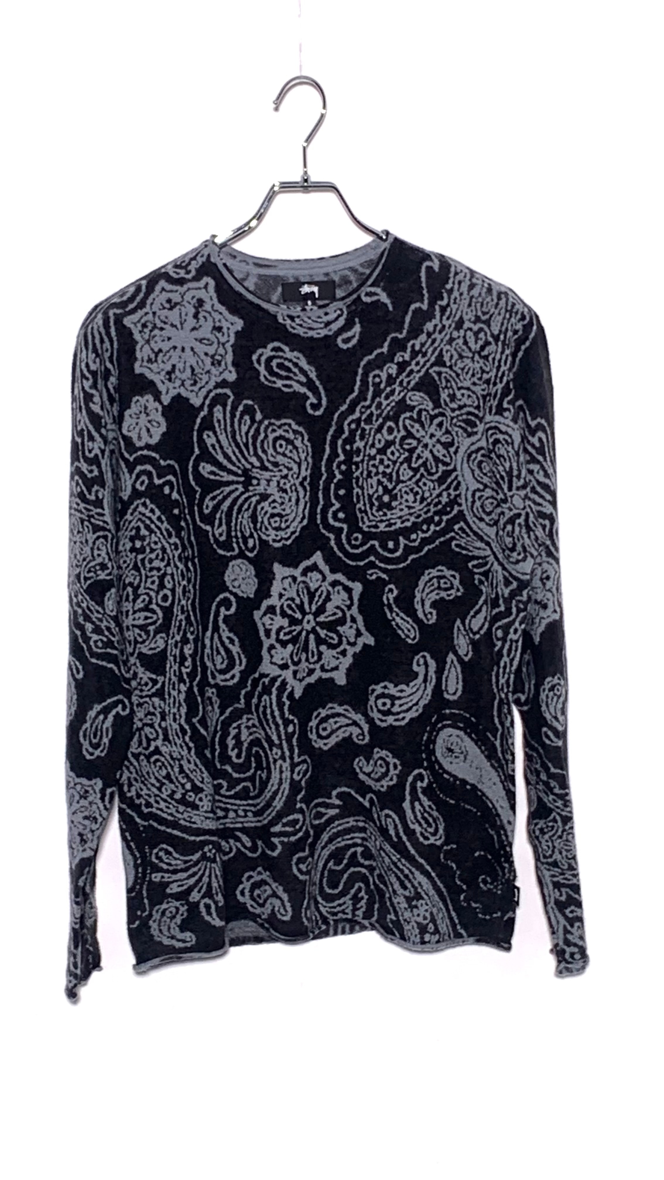 Stussy Paisley Sweater "Black"
