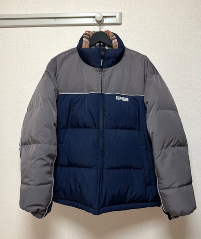 Supreme Reversible Puffer Jacket "Navy"