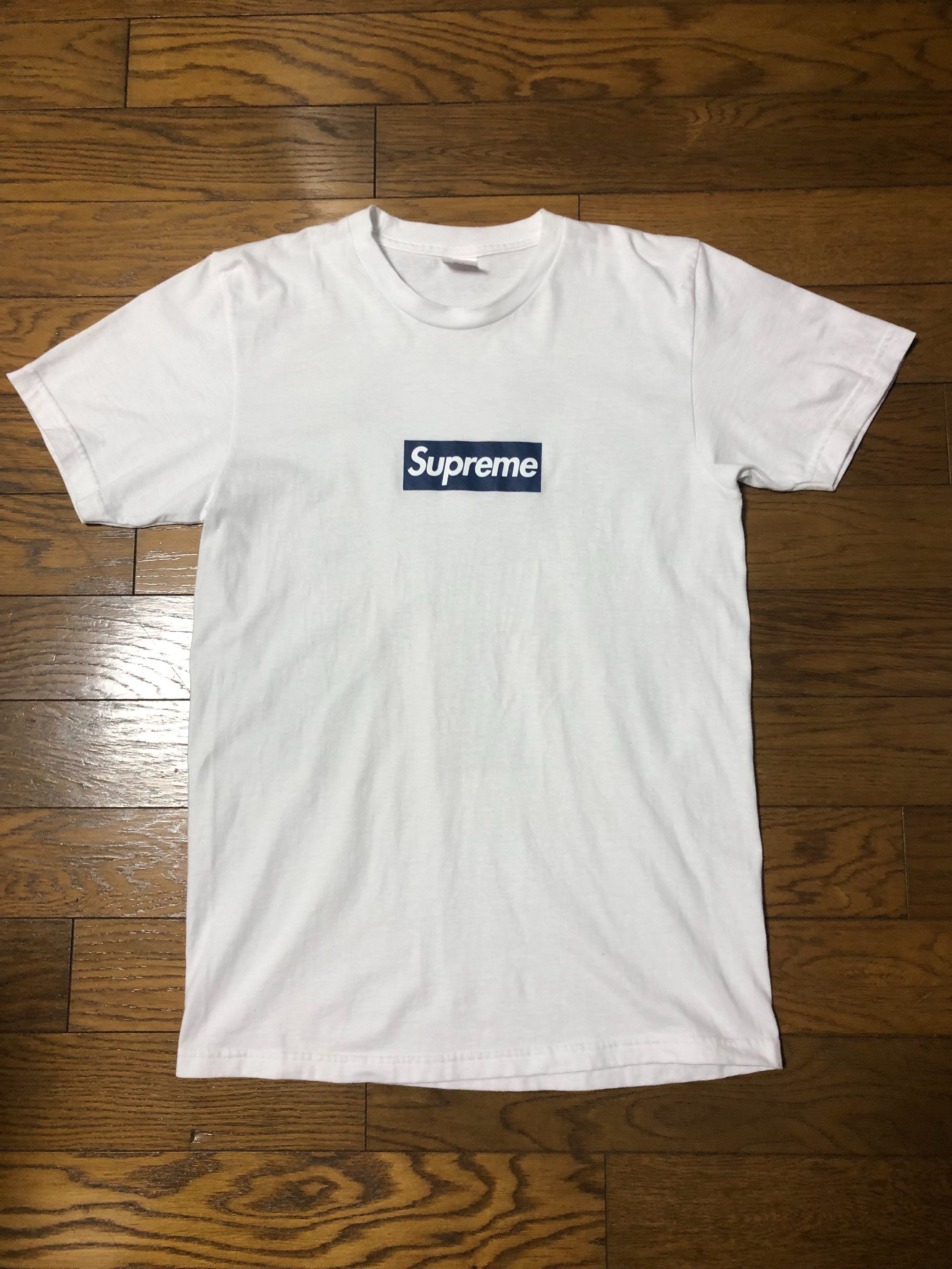 Supreme New York Yankees Box Logo Tee "White"