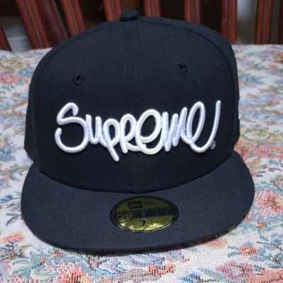 Supreme Handstyle New Era "Black"