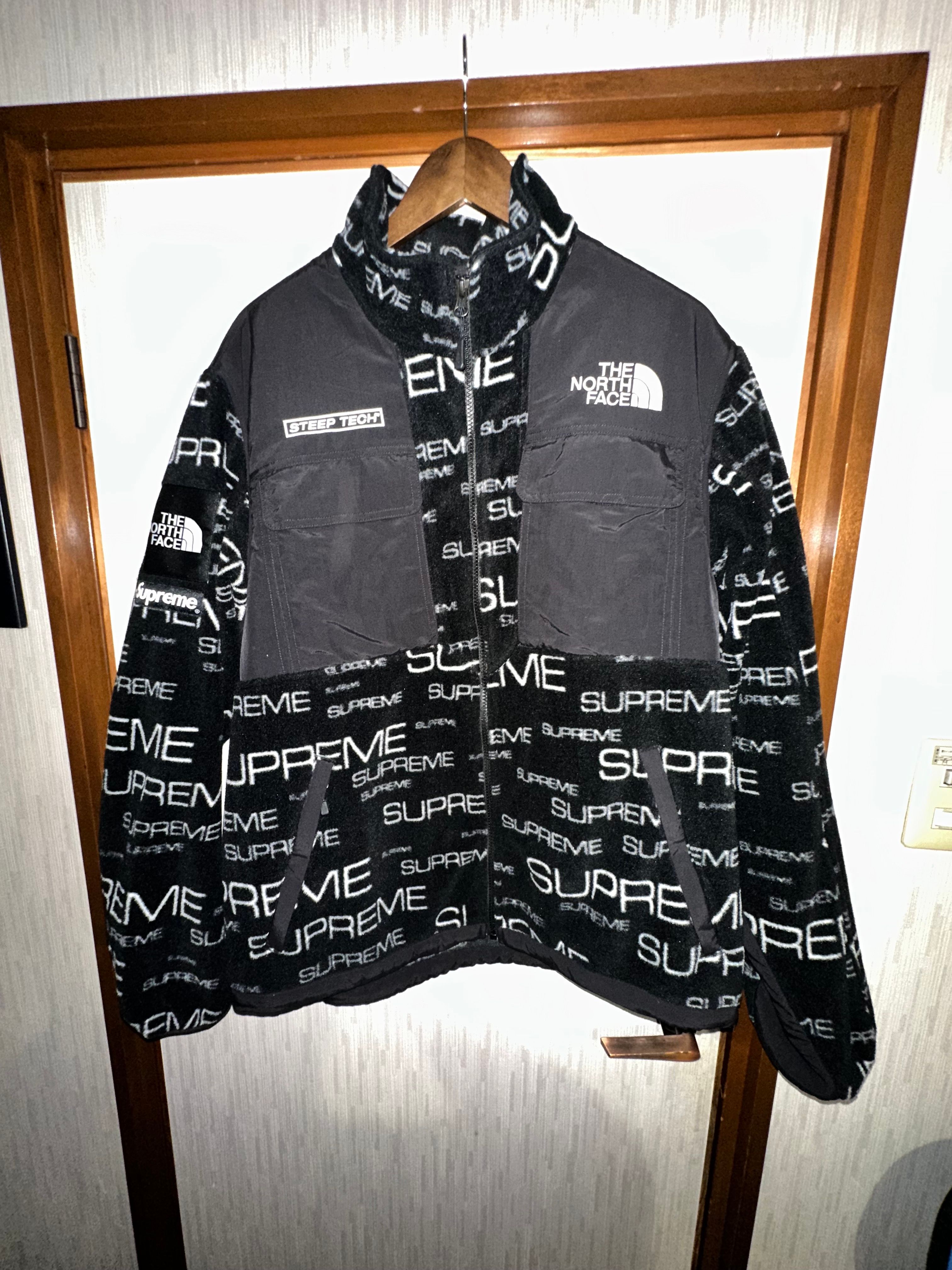 Supreme x The North Face Steep Tech Fleece Jacket "Black"