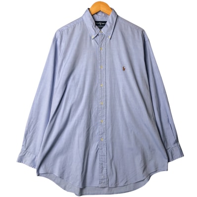 古着 ラルフローレン Ralph Lauren YARMOUTH 長袖 ボタンダウンシャツ メンズXL相当/eaa575633