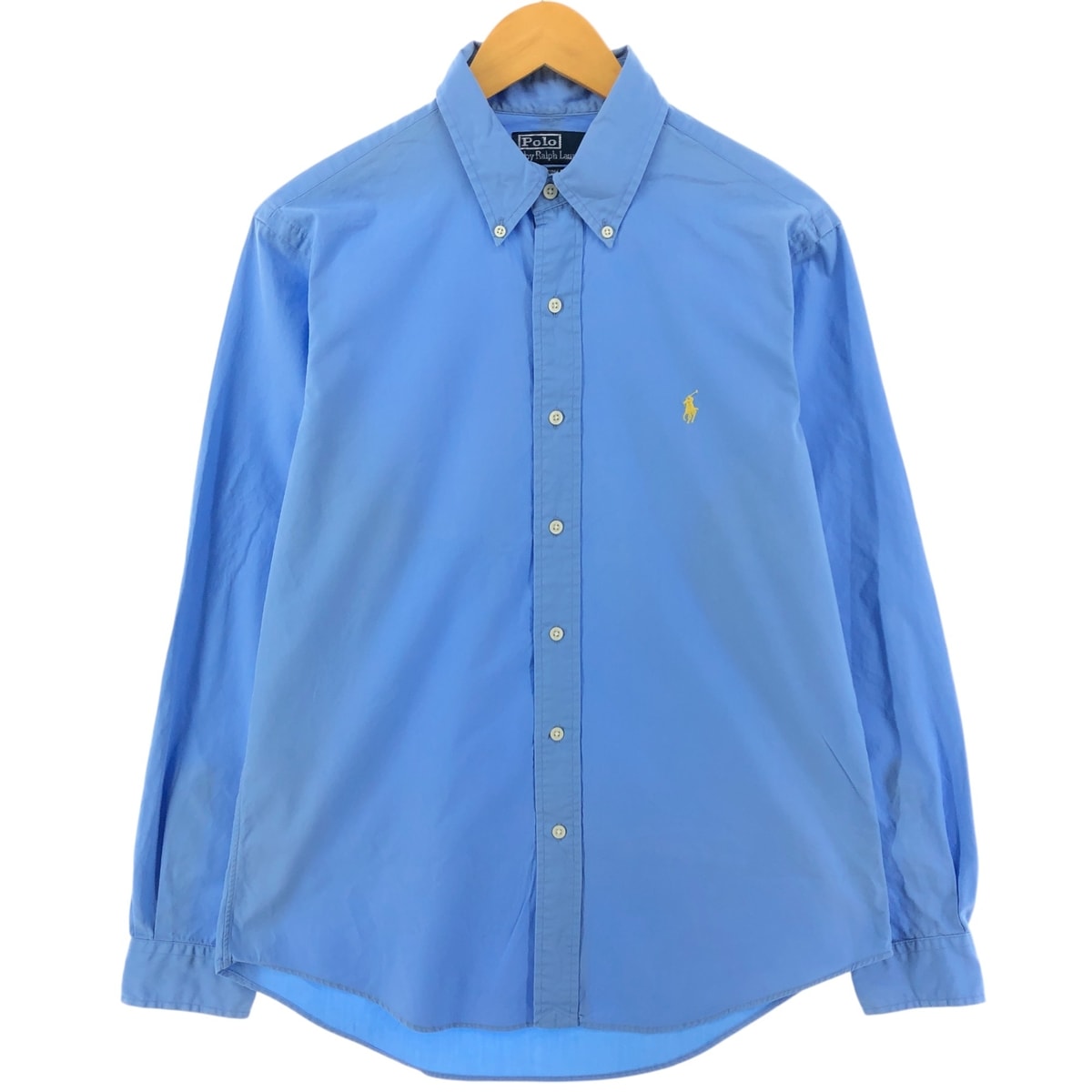 古着 ラルフローレン Ralph Lauren CUSTOM FIT 長袖 ボタンダウンシャツ メンズM相当/eaa525609