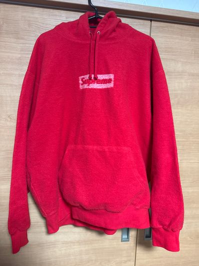 Supreme Inside Out Box Logo Hooded Sweatshirt "Red"