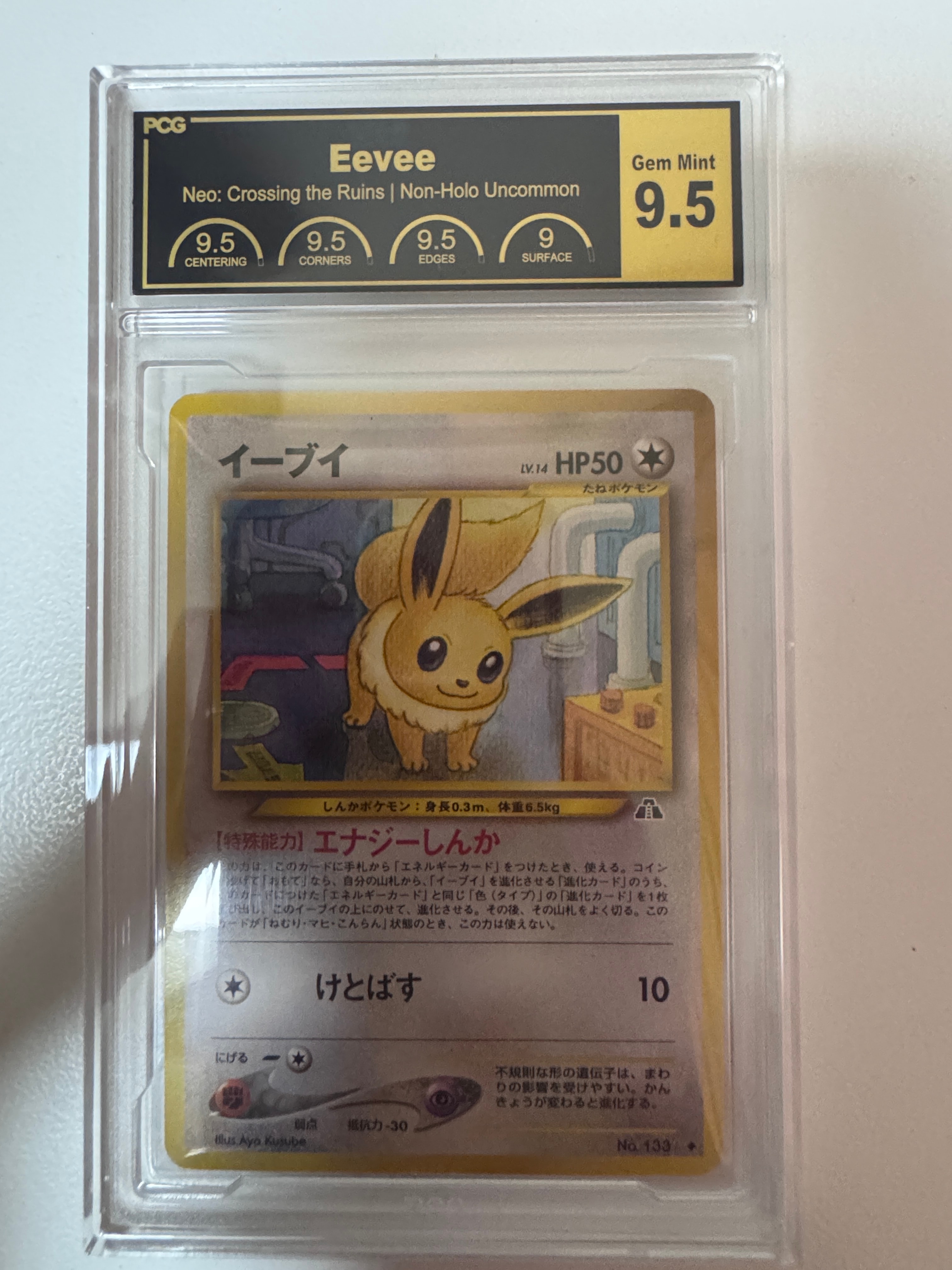イーブイ ◆ : 旧裏 [neo2 No.133](ポケモンカード★neo 拡張パック「遺跡をこえて...」)