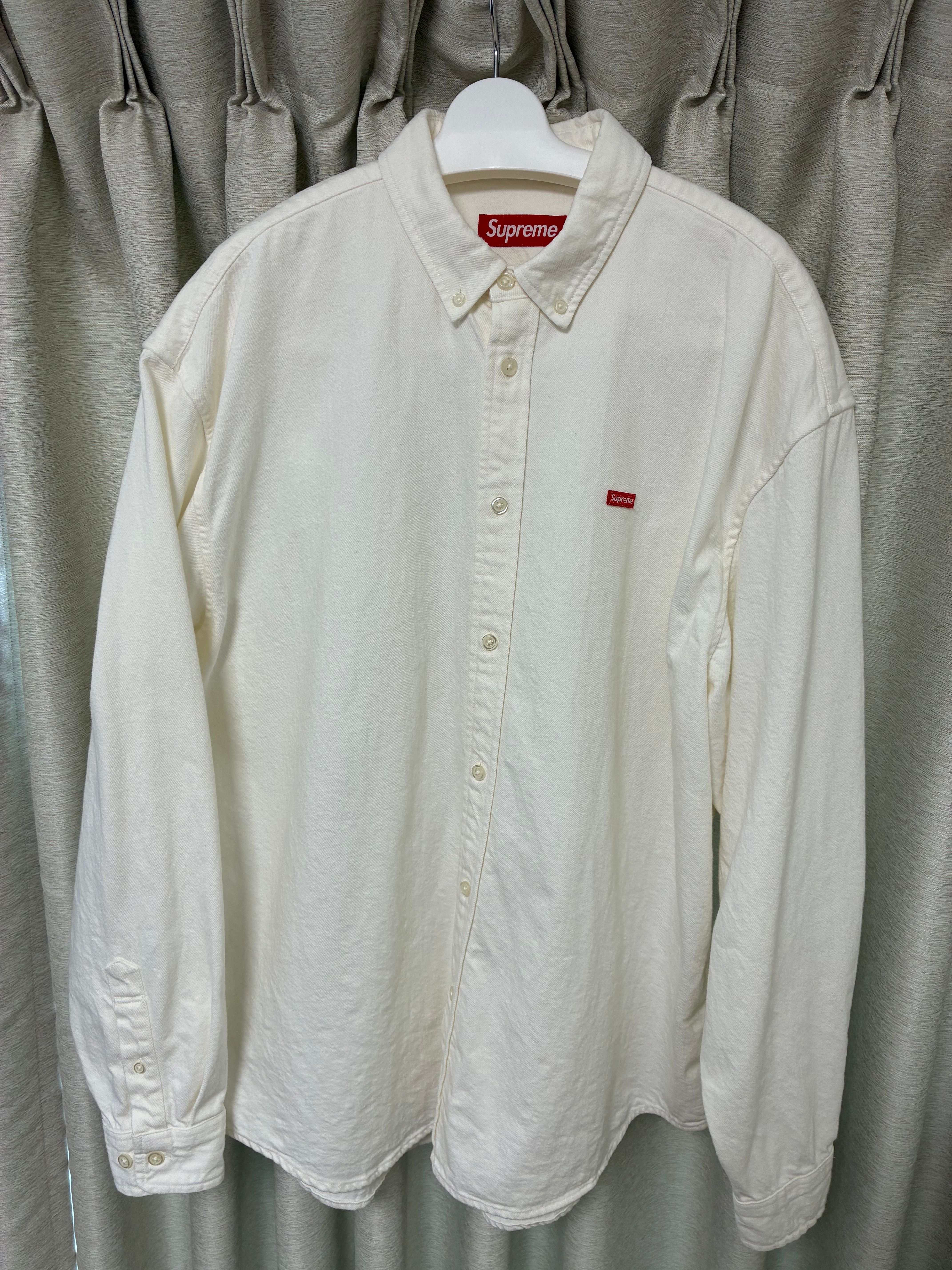 Supreme Small Box Denim Shirt "White" (25SS)