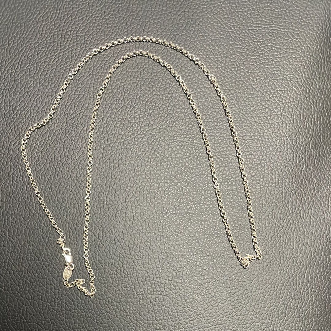 Chrome Hearts Roll Chain Necklace "Silver"