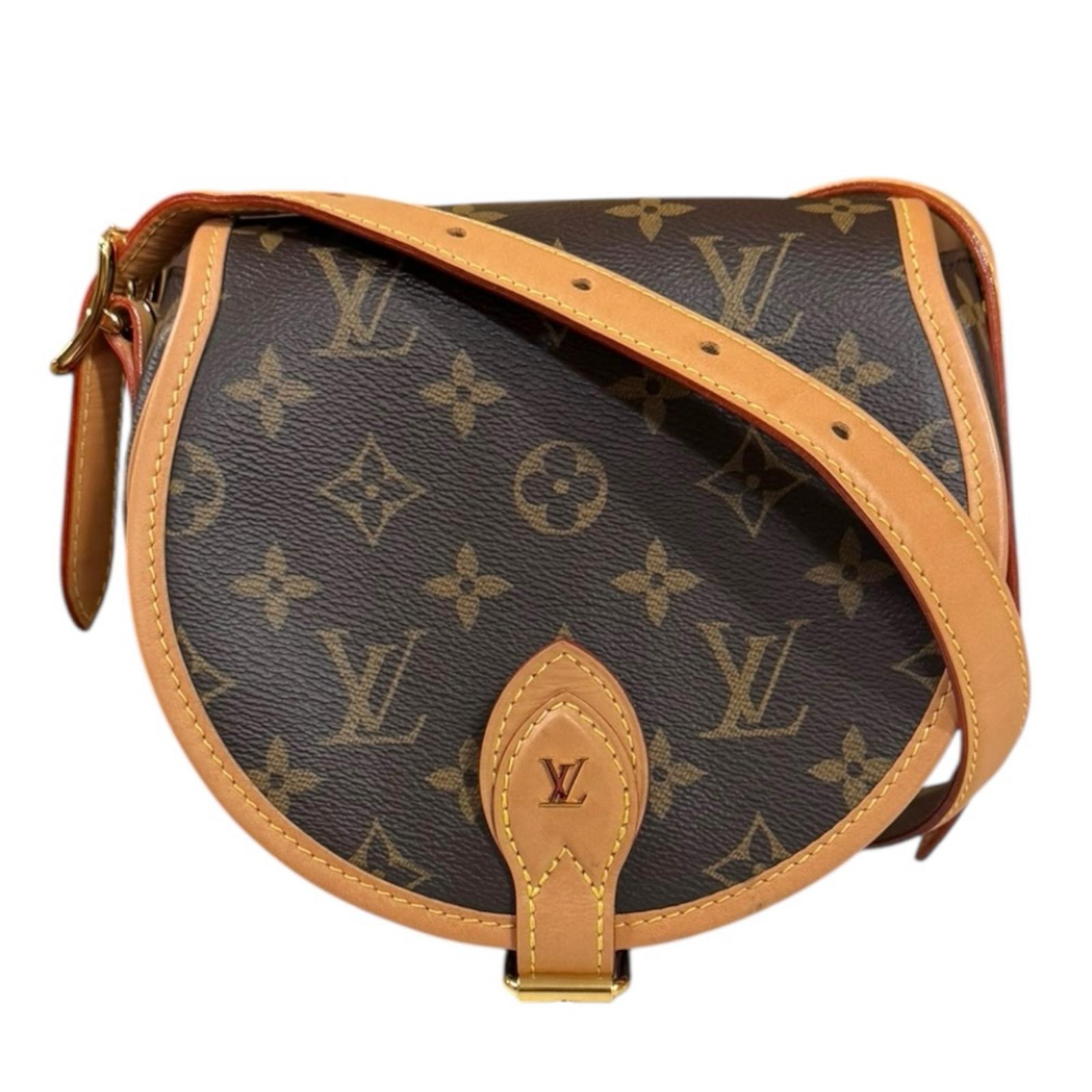 ルイヴィトン タンブラン モノグラム ショルダーバッグ モノグラムキャンバス M44860 ブラウン レディース LOUIS VUITTON  中古