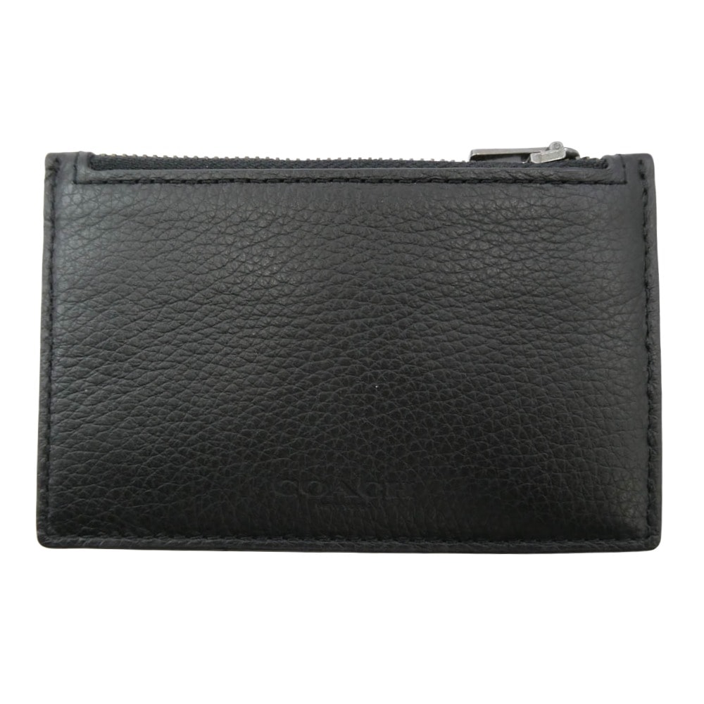 COACH コーチ その他アクセサリー レザー フラグメントケース カードケース 名刺入れ コインケース ブラック系【中古】