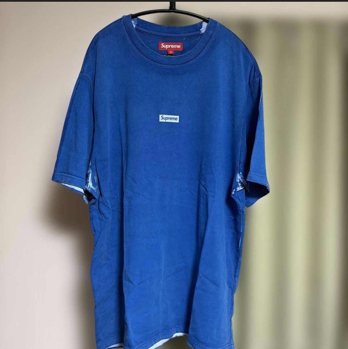 Supreme Overprint Small Box S/S Top "Blue"