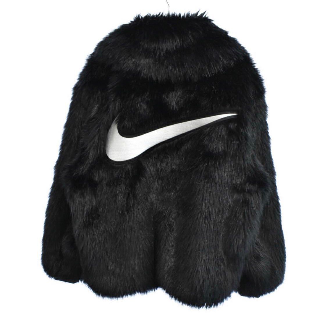 Nike x Ambush Women's Reversible Faux Fur Coat "Black"