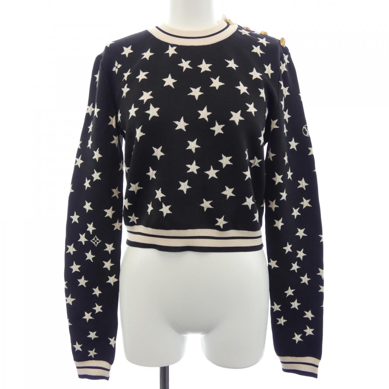 ルイヴィトン LOUIS VUITTON スタージャカードクロップドプルオーバー FNKL28L18 ニット