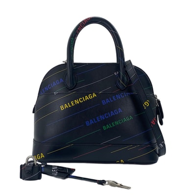 バレンシアガ BALENCIAGA レザー 2WAY ハンドバッグ【中古】