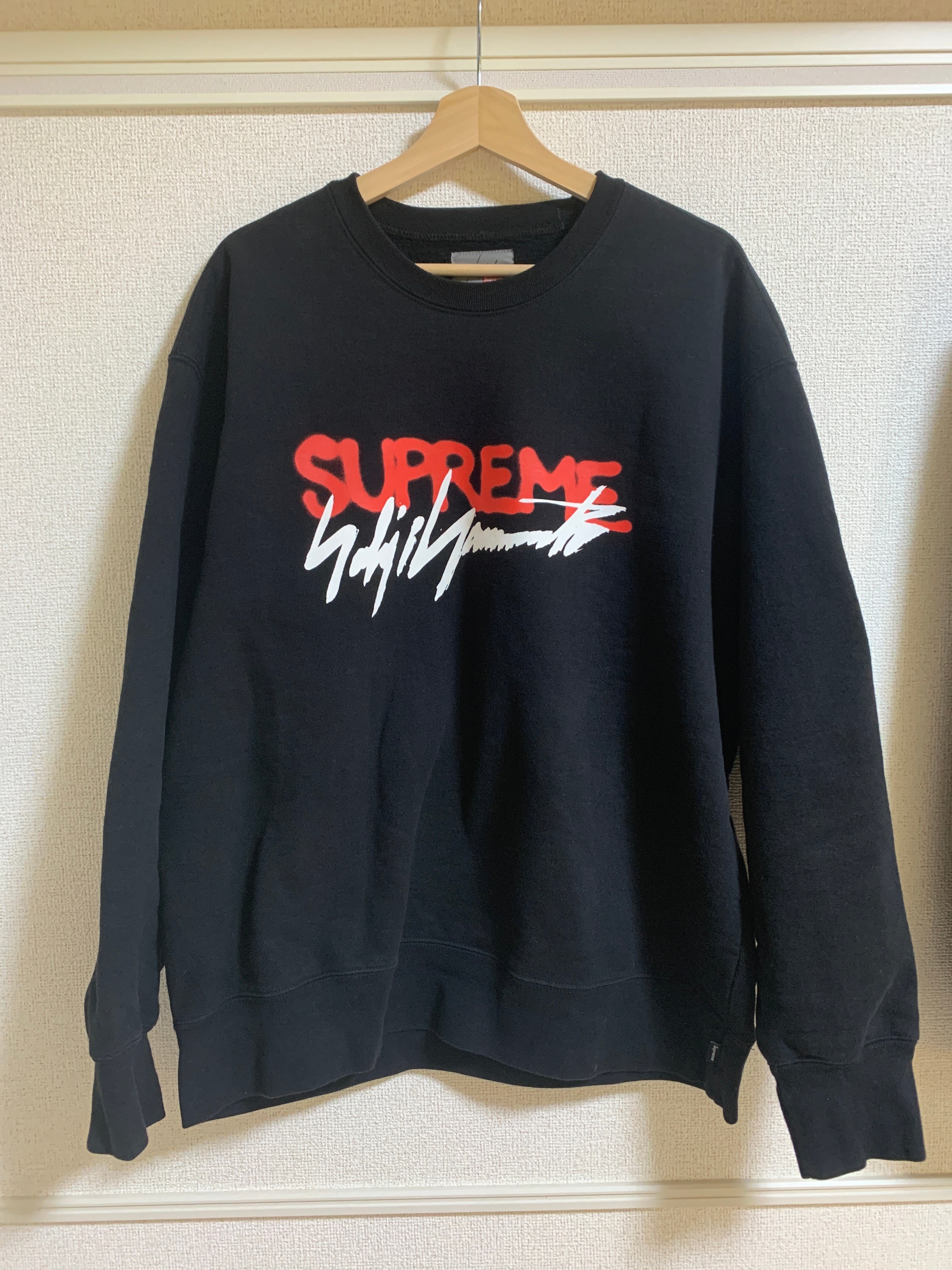 Supreme x Yohji Yamamoto Crewneck "Black"