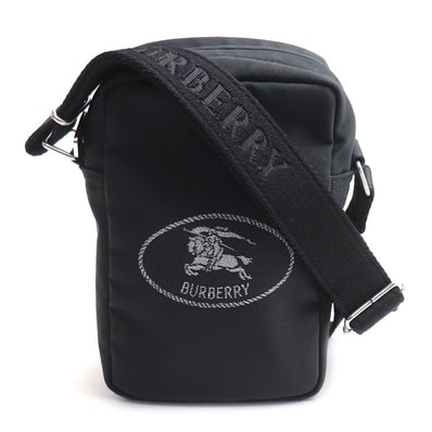BURBERRY バーバリー オークニー フォン ショルダーバッグ ブラック 81114171 メンズ【中古】