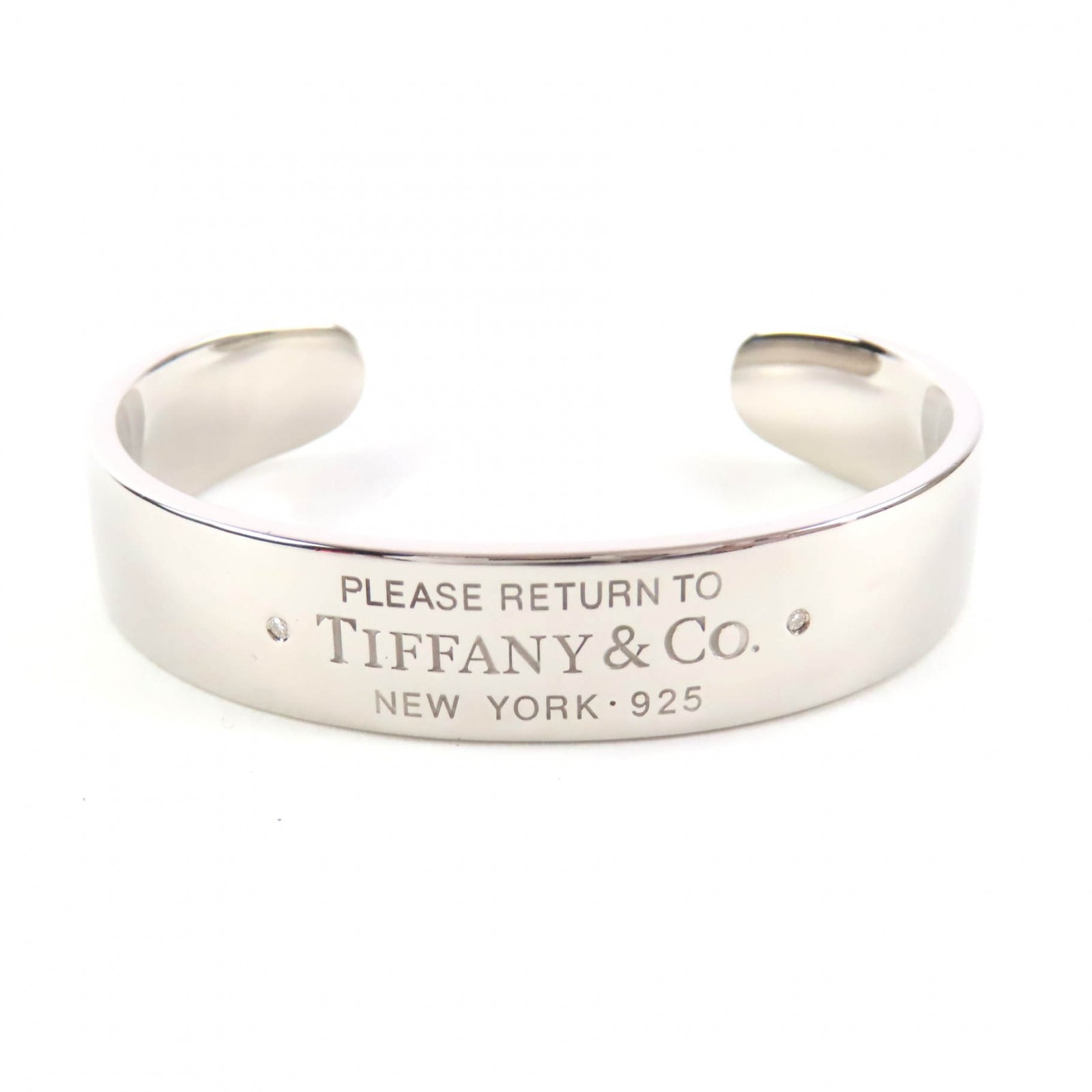 極美品 ティファニー バングル シルバー レディース Sサイズ