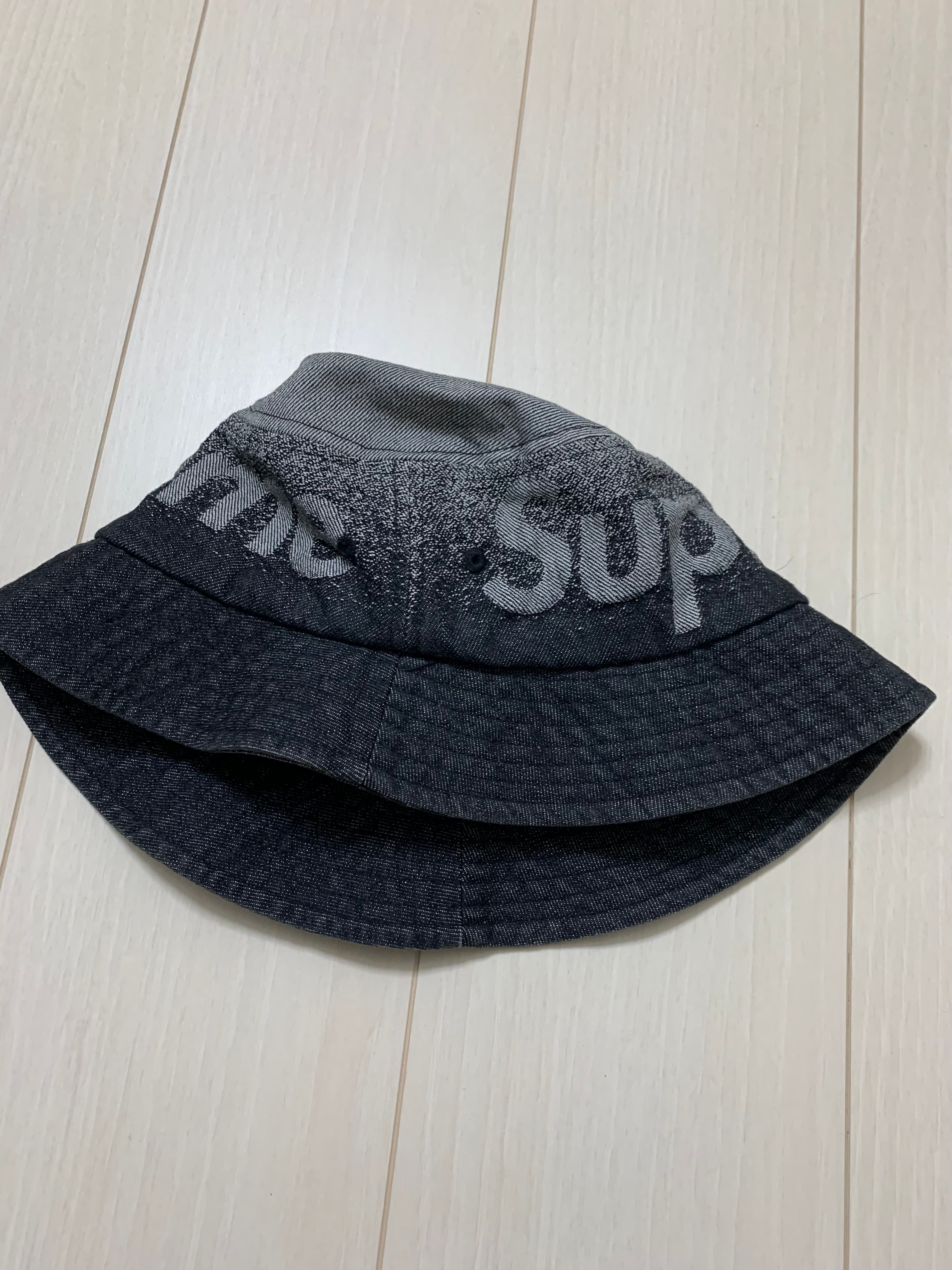 Supreme Fade Jacquard Denim Crusher "Black"