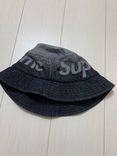 Supreme Fade Jacquard Denim Crusher "Black"