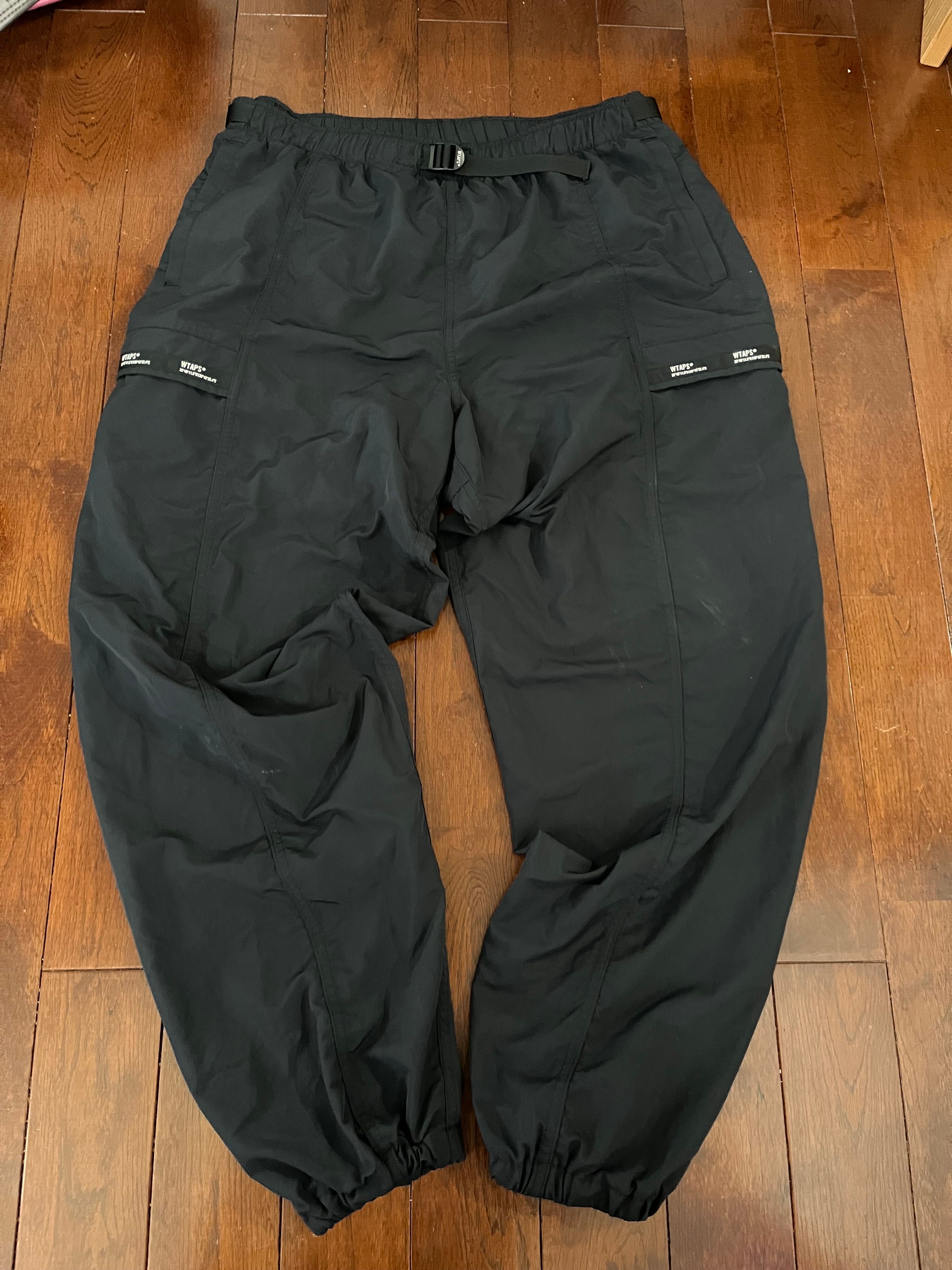 Wtaps Tracks / Trousers / Nylon. Tussah "Black"