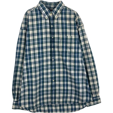 古着 90年代 ギャップ GAP オールドギャップ 長袖 ボタンダウン フランネルチェックシャツ メンズXL相当 ヴィンテージ/eaa624767