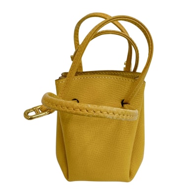 エルメス HERMES ポーチ ヴェスパ 巾着 イエロー