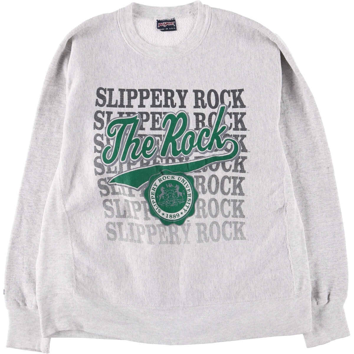 古着 90年代 ジャンスポーツ JANSPORT カレッジスウェットシャツ トレーナー USA製 メンズL相当 ヴィンテージ/eaa587784