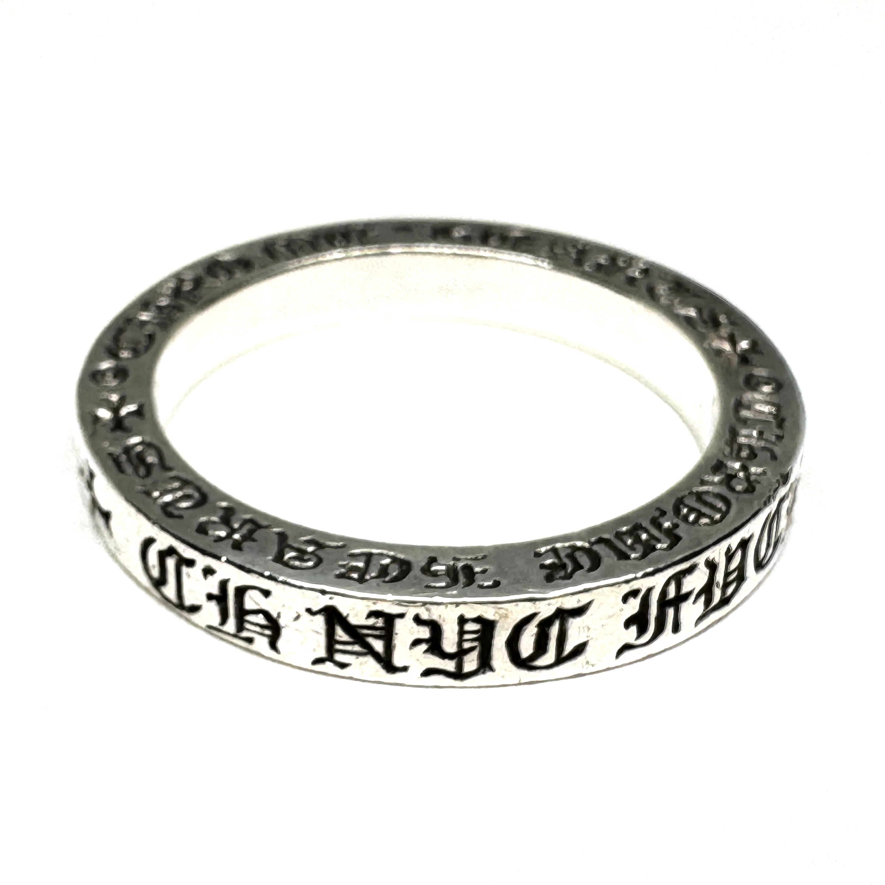 Chrome Hearts Spacer Ring FUCK YOU 3mm NYC Exclusive "Silver"