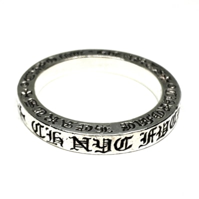 Chrome Hearts Spacer Ring FUCK YOU 3mm NYC Exclusive "Silver"