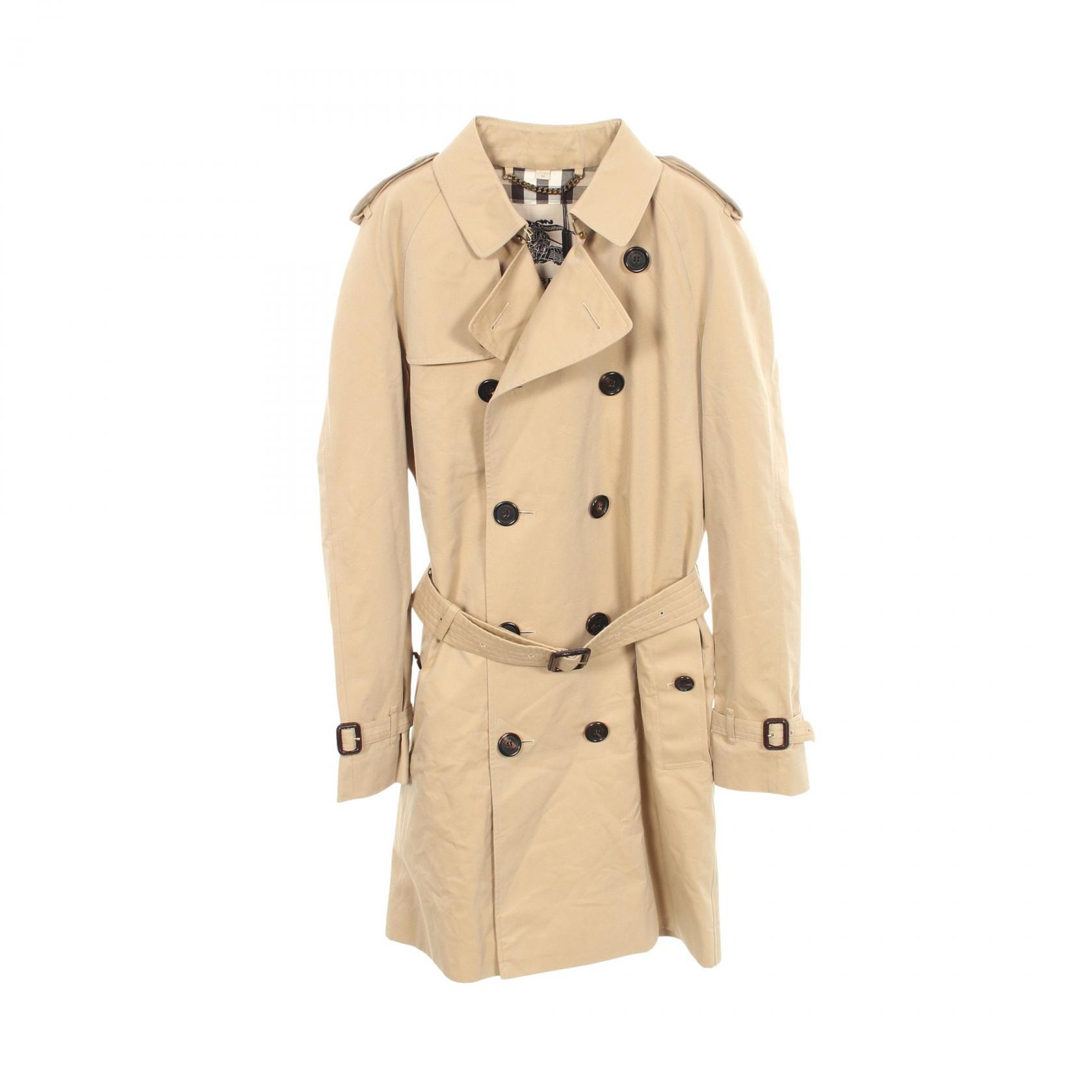 バーバリー BURBERRY THE WILTSHIRE 裏地ノバチェック トレンチコート 衣料品 アウター コットン レディース ベージュ系 【中古】