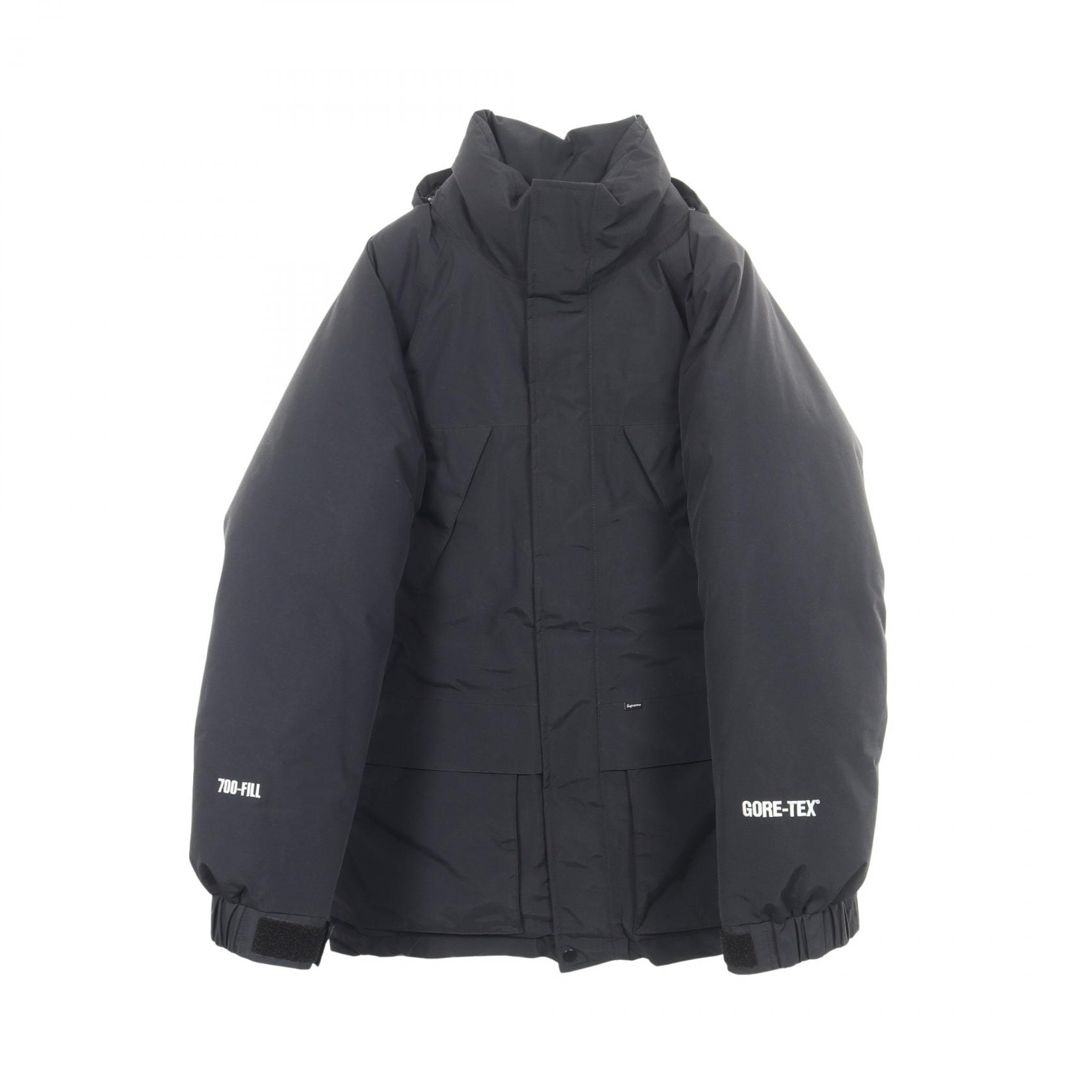 シュプリーム Supreme GORE-TEX ダウンジャケット 衣料品 アウター ナイロン メンズ ブラック系 【中古】
