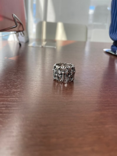 Chrome Hearts Cemetery Cross RIng "Silver"