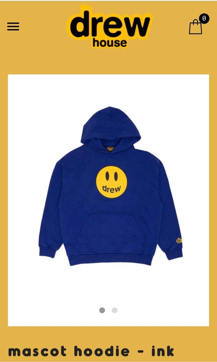 drew house mascot hoodie "Sky Blue"