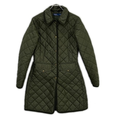 ポロ ラルフローレン カーキ 中綿キルティングコート XS