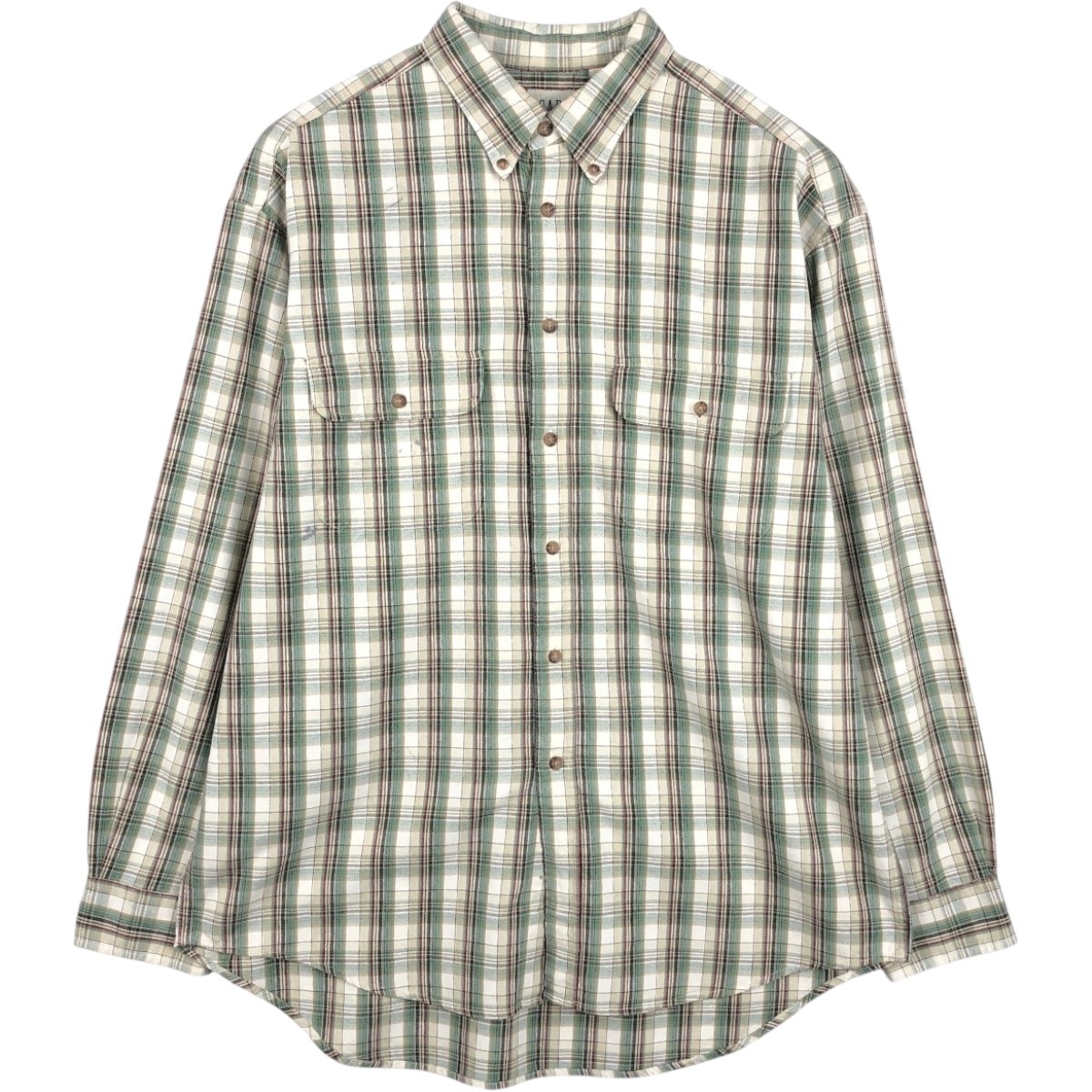 古着 90年代 ギャップ GAP オールドギャップ 長袖 ボタンダウンチェックシャツ メンズL相当 ヴィンテージ/eaa676695