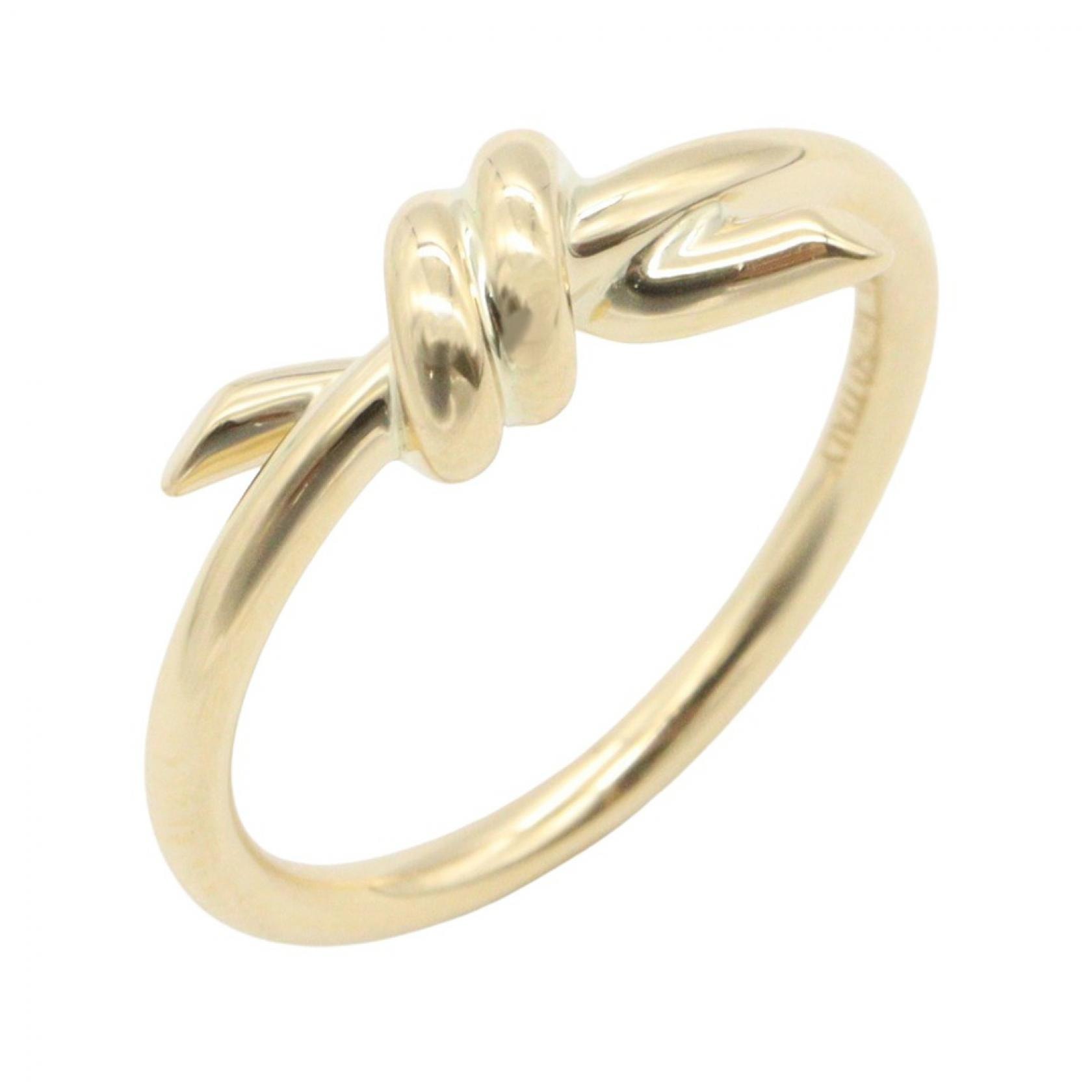 ティファニー TIFFANY&CO ノットリング リング・指輪 ジュエリー K18(イエローゴールド) レディース ゴールド系 【中古】