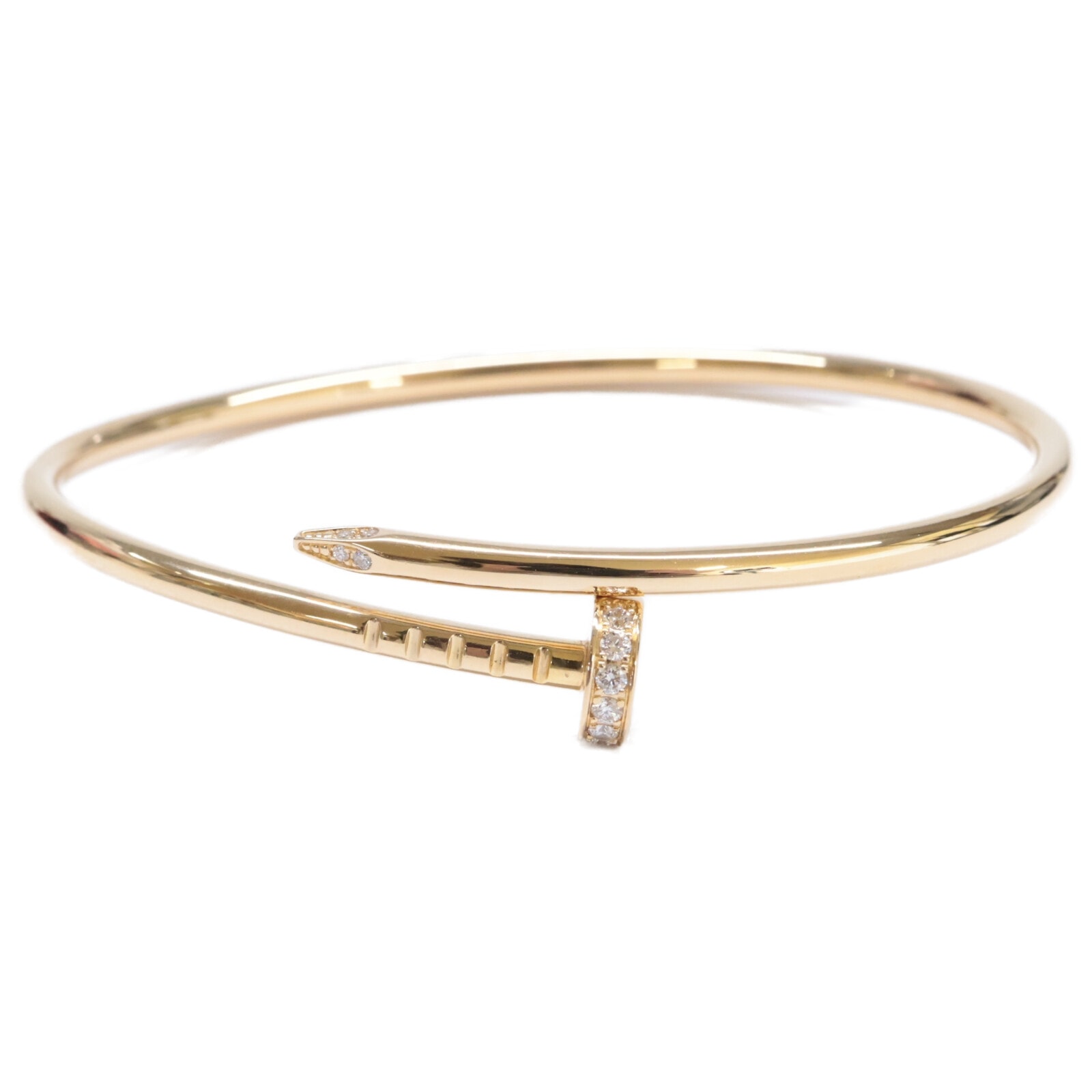 カルティエ 美品 CRB6066115 スモール ジュストアンクル 15