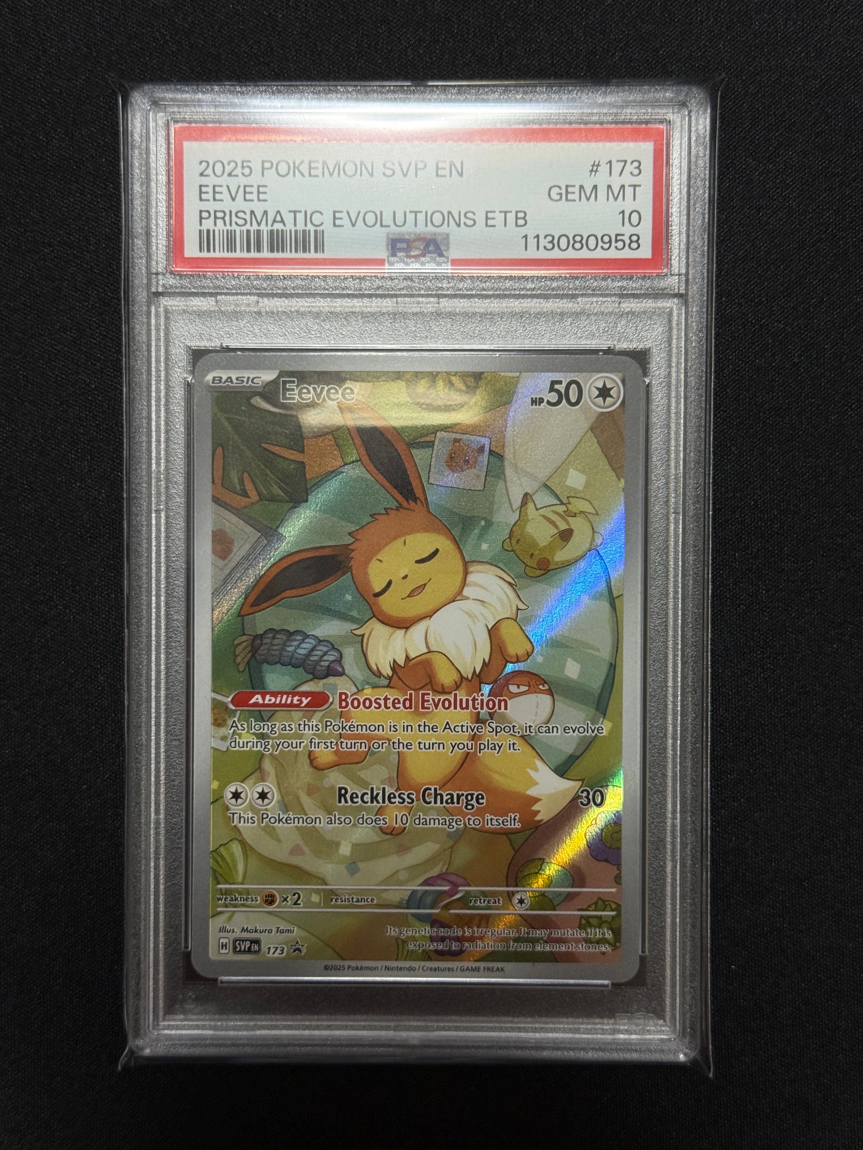 イーブイ P [SVP EN 173]【英語版】(スカーレット&バイオレット「プリズマティックエボリューションズ エリートトレーナボックス」)